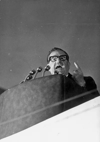 Salvador Allende el 20 de diciembre de 1971