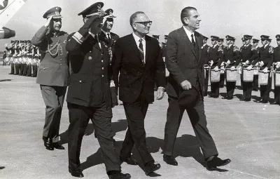 Eduardo Frei Montalva junto a Edmundo Pérez Zujovic
