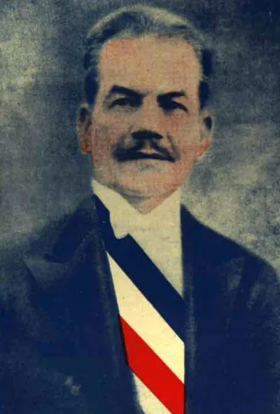 Pedro Aguirre Cerda durante la campaña presidencial de 1938
