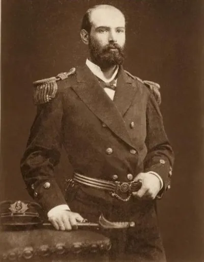 Arturo Prat hacia 1877