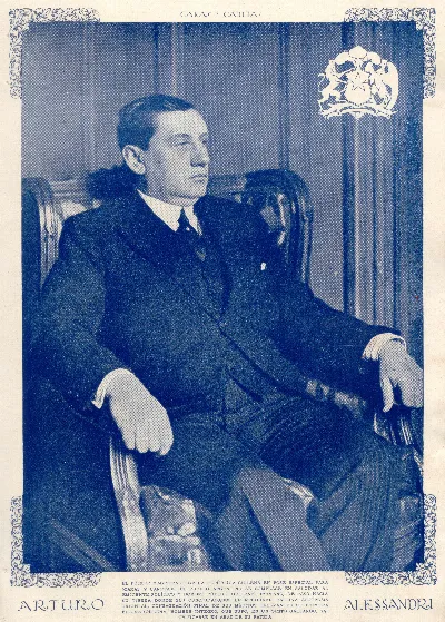 Arturo Alessandri en Caras y Caretas