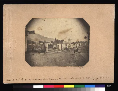 Calle de Tres Puntas — 1863 | Chile de Ayer