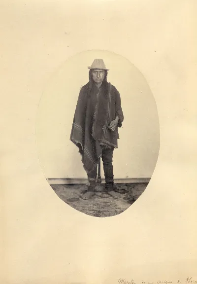 Moceton de un cacique de Osorno — 1863 | Chile de Ayer