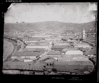 Vista general del Almendral — 1863–1864 | Chile de Ayer