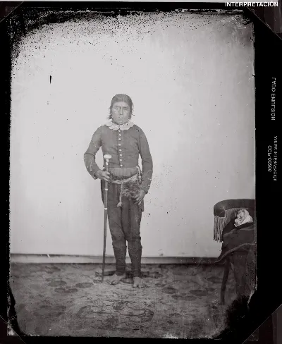 [Cacique de la frontera de Valdivia] — 1863–1864 | Chile de Ayer