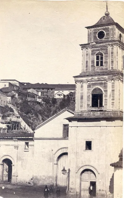 [Iglesia de San Francisco] — 1863 | Chile de Ayer
