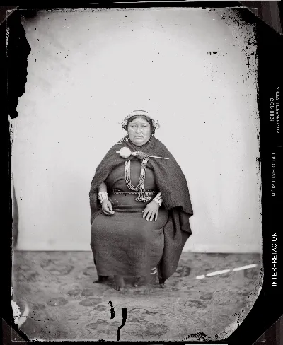 [Esposa de un cacique de la frontera] — 1863–1864 | Chile de Ayer