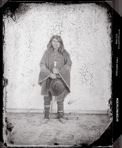 [Indio mapuche] — 1863–1864 | Chile de Ayer