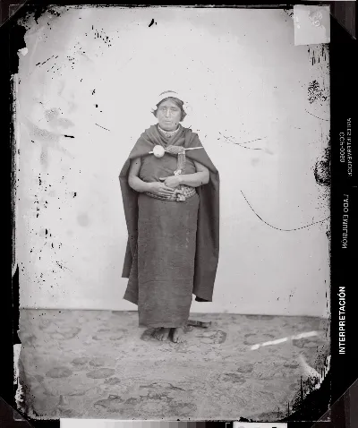 [India mapuche] — 1863–1864 | Chile de Ayer