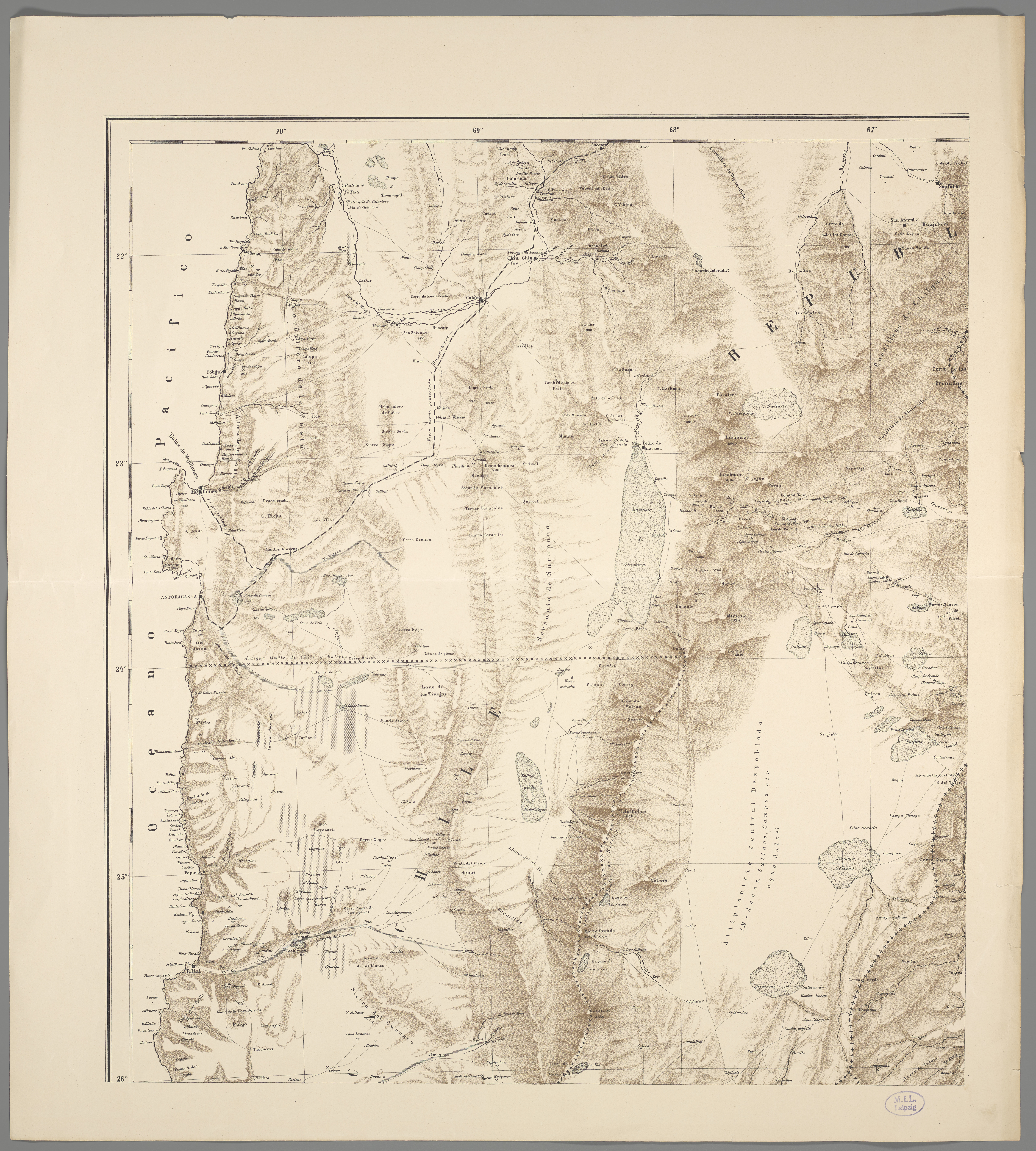 Mapa Del Interior de la República Argentina 01 (Signatur HK1640.1)