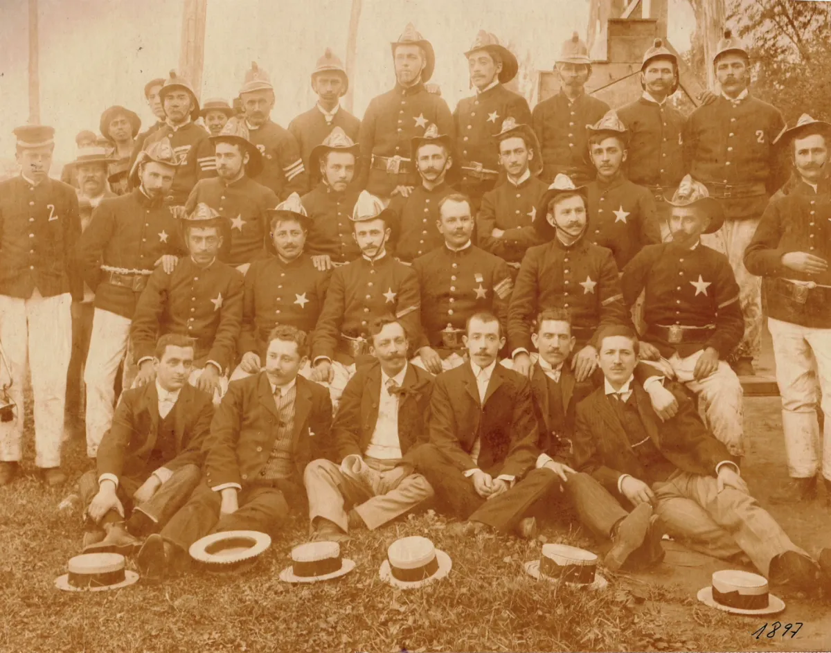 Bomberos Talca 1897 — 1897 | Chile de Ayer