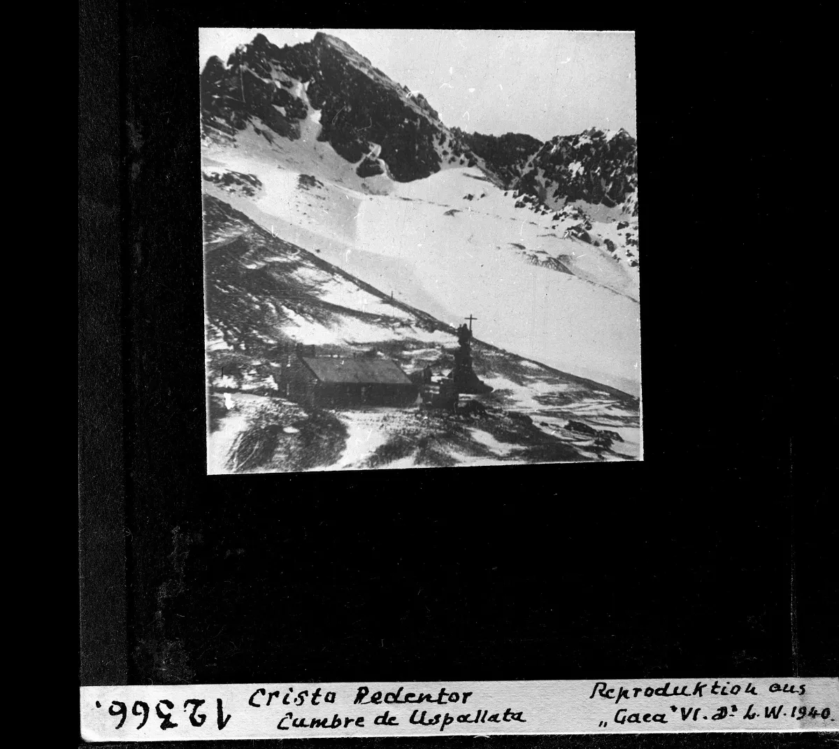 Cristo Redentor, Cumbre de Uspallata — 1940 | Chile de Ayer