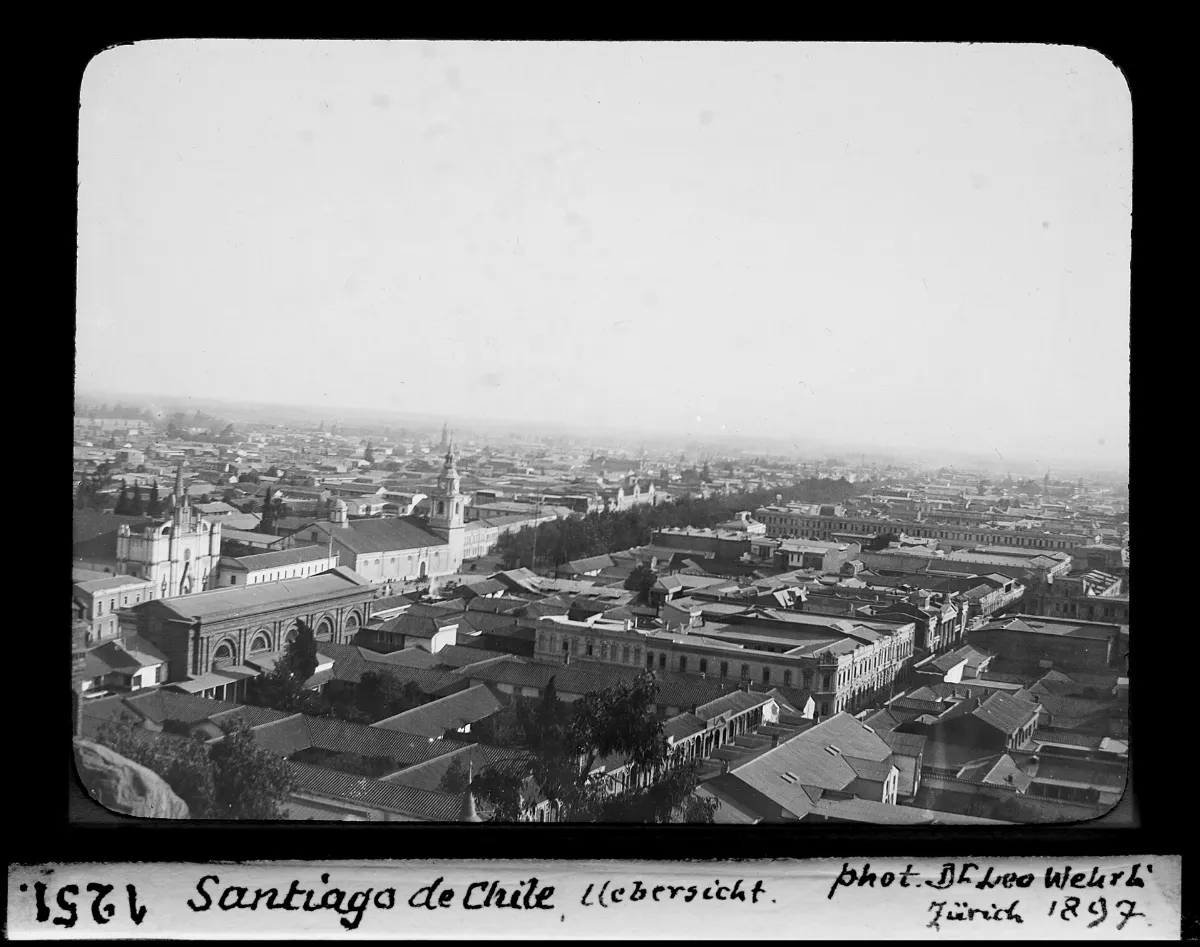 Santiago de Chile, Übersicht — 1897 | Chile de Ayer