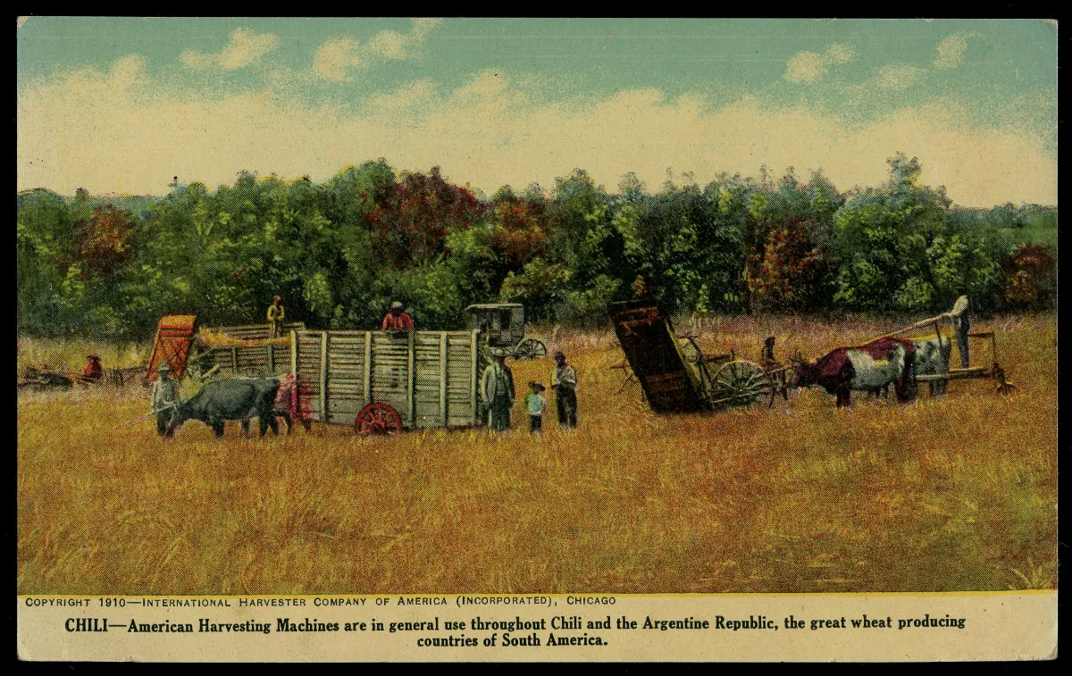 International Harvester Company, Chili, 1910 - Advertising Postcard (4710388648) — 1910 | Chile de Ayer