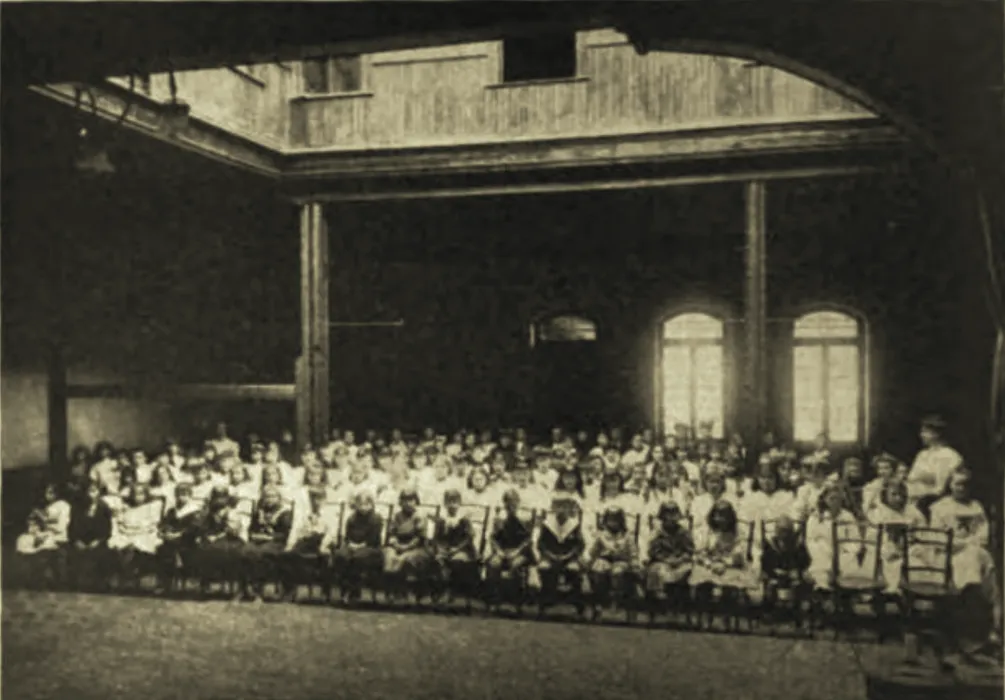Gymnasium, Concepción College, Chile (The Chautauquan, 1908) — Concepción — 1908 | Chile de Ayer