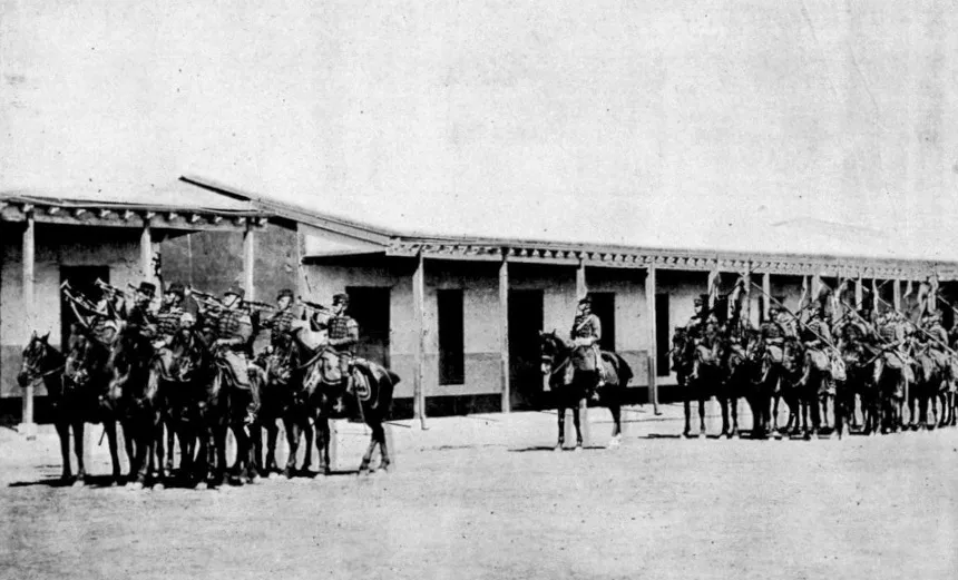 Caballeria - Desfile de Dragones 1903 — 1903 | Chile de Ayer