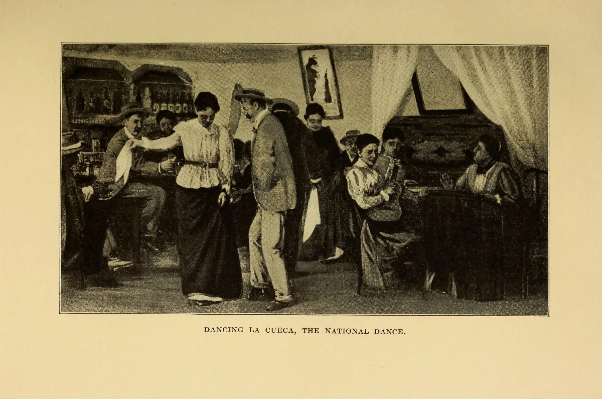 Dancing la Cueca (1912) — 1912 | Chile de Ayer
