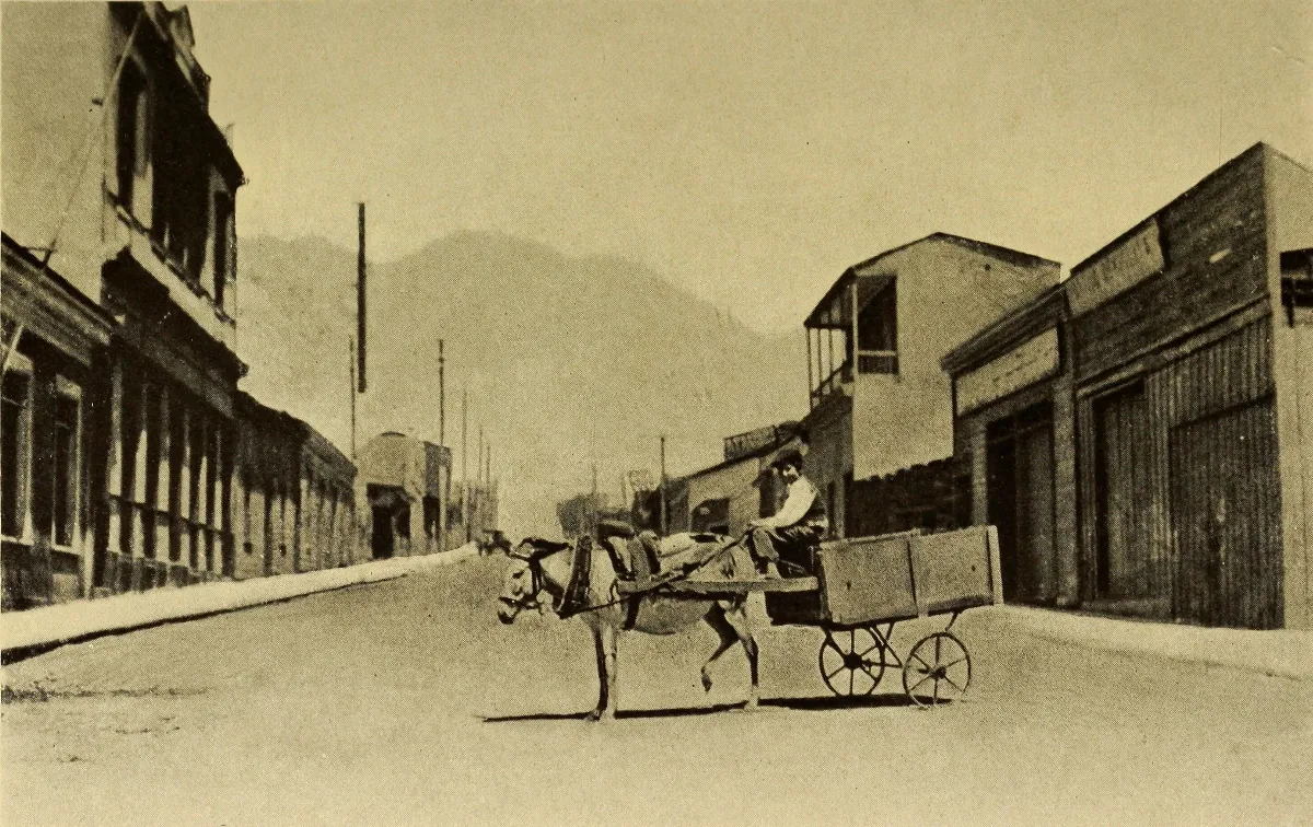 Una calle de Antofagasta (1912) — Antofagasta — 1912 | Chile de Ayer