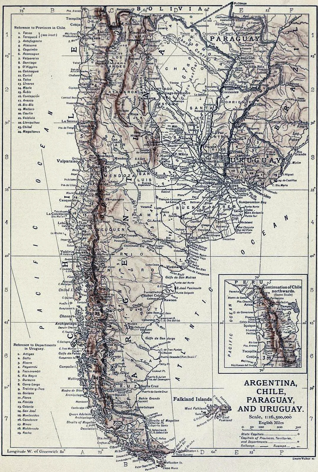 1911 Britannica-Argentina-Map — 1911 | Chile de Ayer