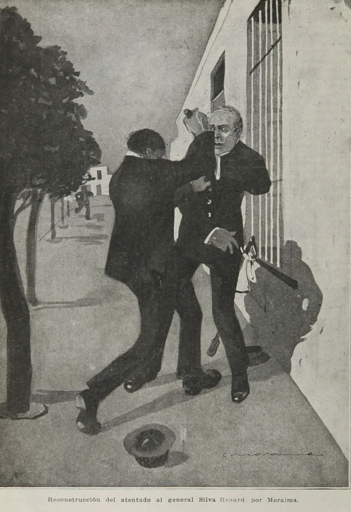 Atentado a Silva Renard — 1914 | Chile de Ayer