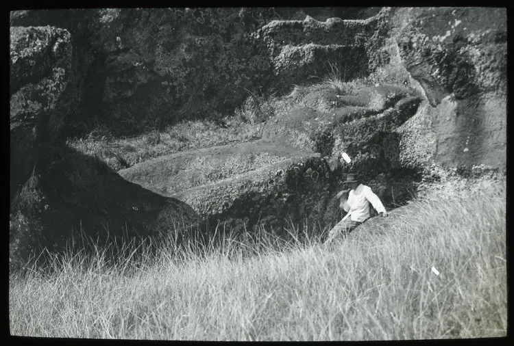 Oc,G.T.1455, Mana Expedition to Easter Island, British Museum — Isla de Pascua — 1914 | Chile de Ayer
