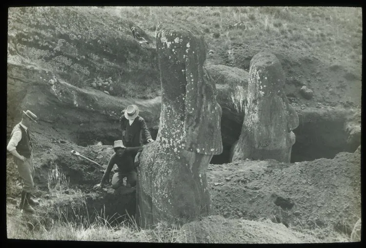 Oc,G.T.1456, Mana Expedition to Easter Island, British Museum — Isla de Pascua — 1914 | Chile de Ayer