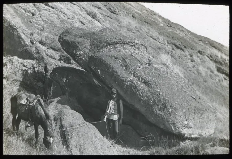 Oc,G.T.1472, Mana Expedition to Easter Island, British Museum — Isla de Pascua — 1914 | Chile de Ayer