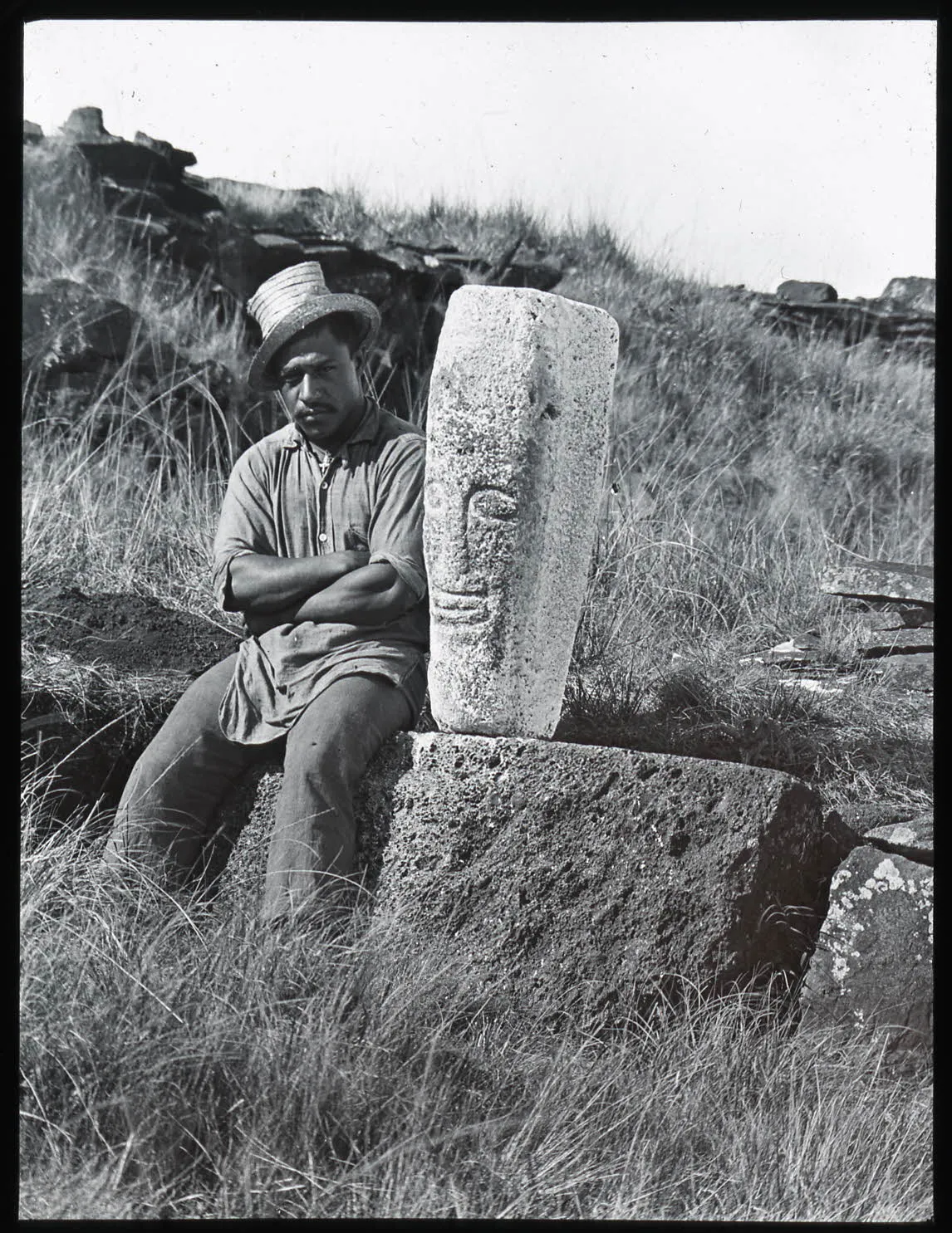 Oc,G.T.1483, Mana Expedition to Easter Island, British Museum — Isla de Pascua — 1914 | Chile de Ayer