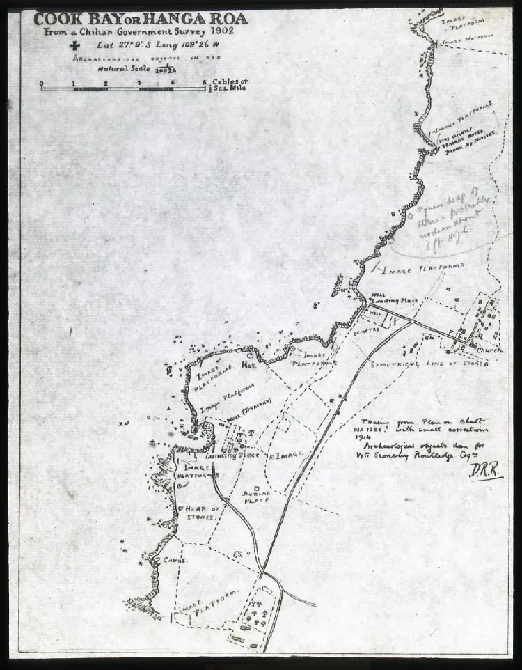 Oc,G.T.1564, Mana Expedition to Easter Island, British Museum — Isla de Pascua — 1902 | Chile de Ayer