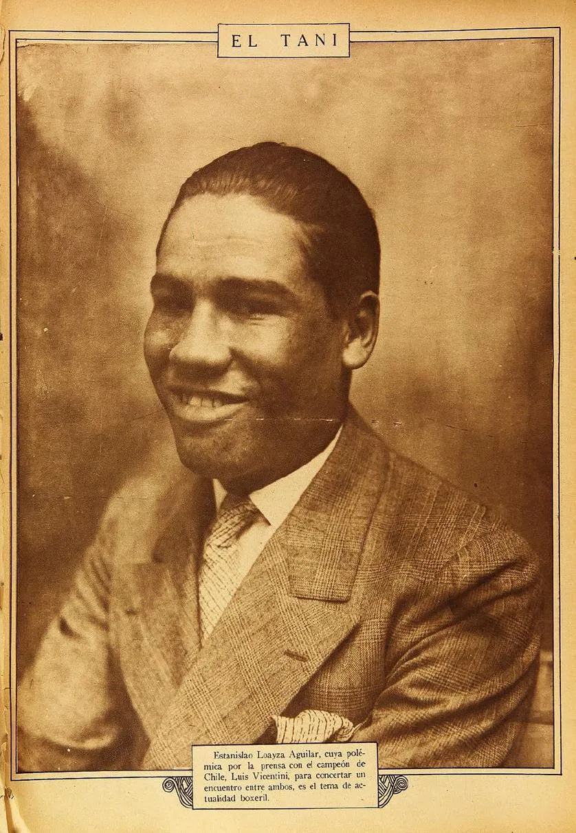 El Tani en Los Sports — 1926 | Chile de Ayer