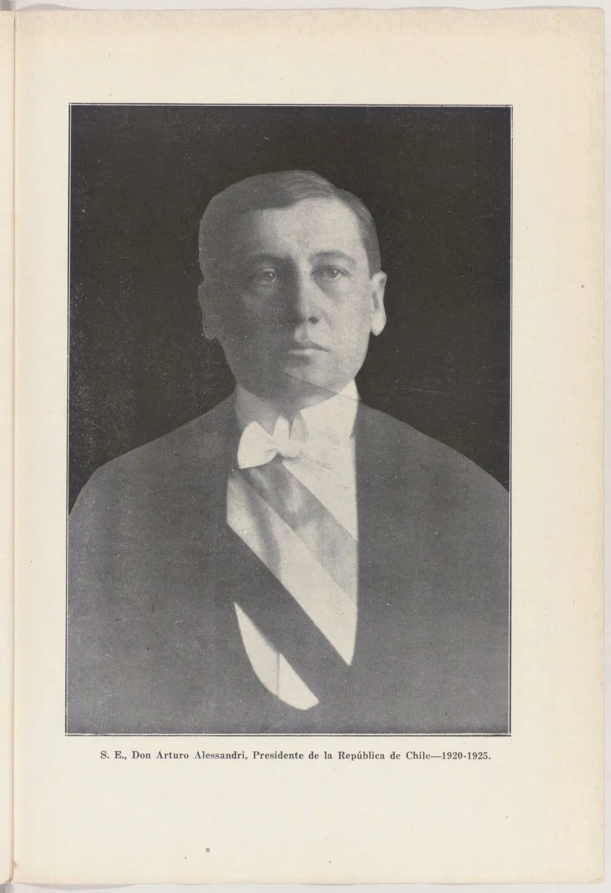 S.E Don Arturo Alessandri - Pdte. de Chile 1920-1925 — 1924 | Chile de Ayer
