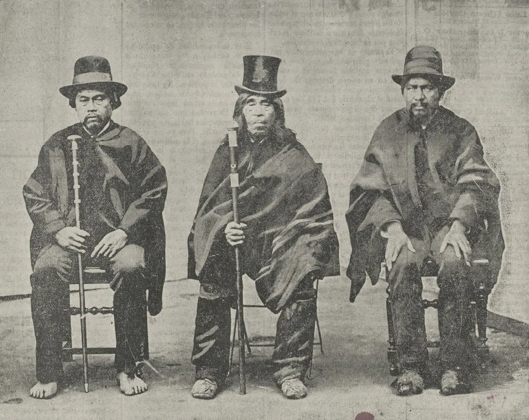 Lonkos Mapuches en el Diario Illustrado — 1902 | Chile de Ayer