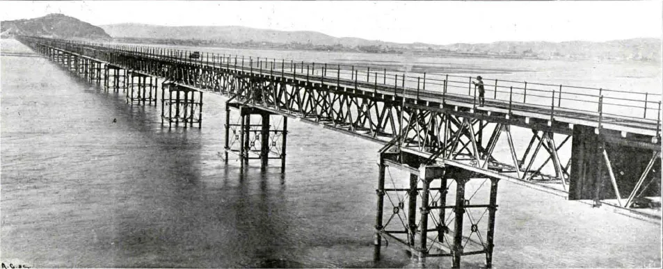 Puente Bio Bio 1901 — Concepción — 1901 | Chile de Ayer