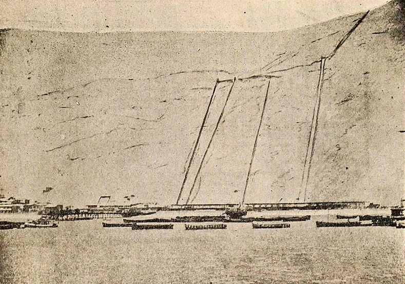 Vista general de los planos inclinados de Caleta Buena, Sucesos, 1902-09-13 (4) — 1902 | Chile de Ayer