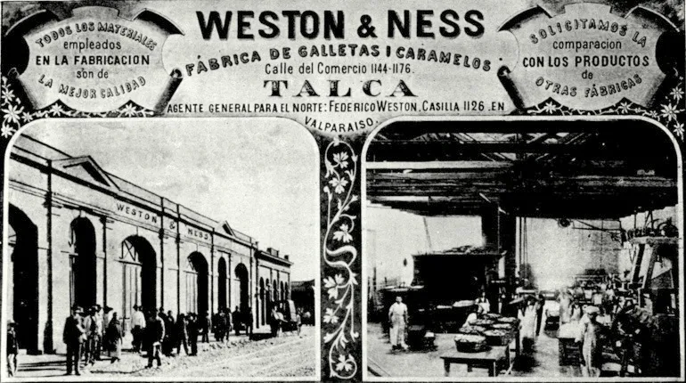 Fabrica de Galletas y Caramelos de Talca 1903 — 1903 | Chile de Ayer