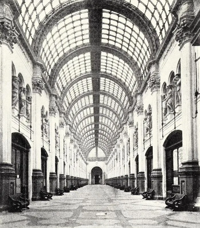 Arcade San Carlos, Santiago Chile — Santiago — 1904 | Chile de Ayer