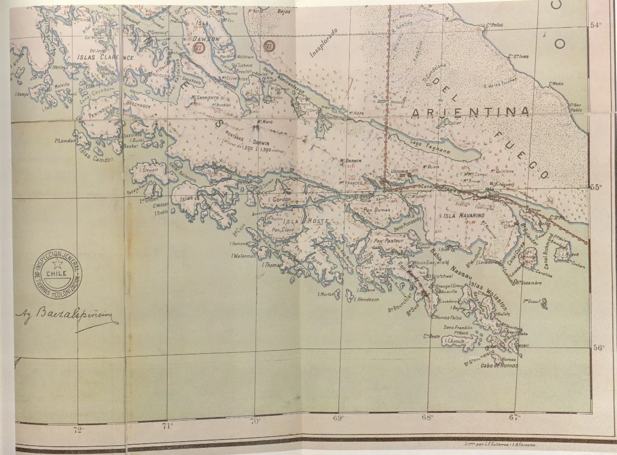 Oficina.de.demarcacion.Chile — 1904 | Chile de Ayer