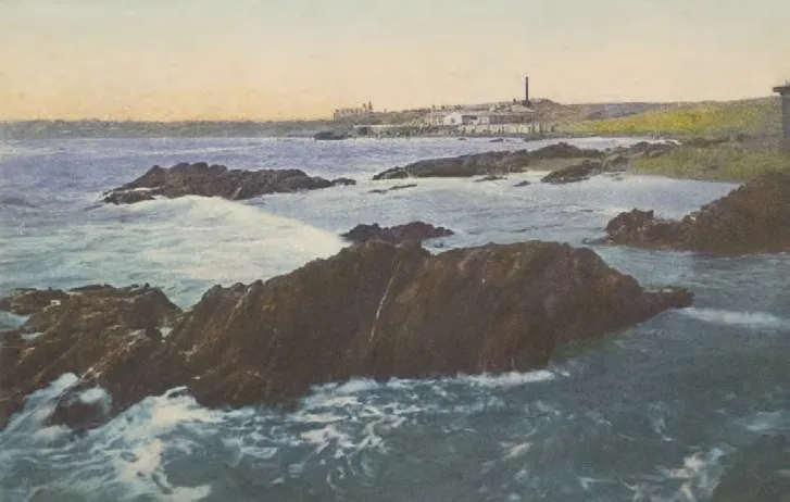 Vista playa Pichilemu, 1921 — 1921 | Chile de Ayer
