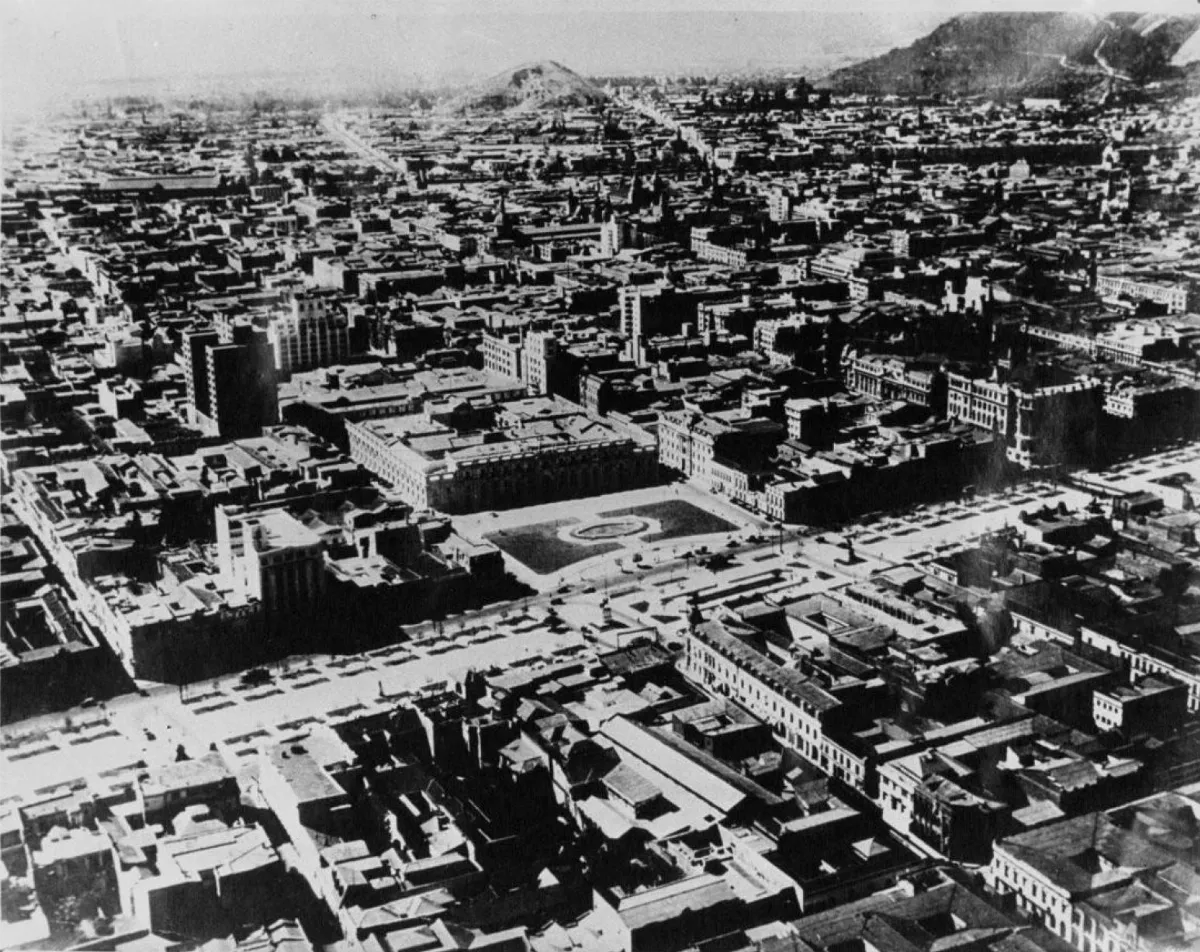 Santiago du Chili -vue générale — 1932 | Chile de Ayer