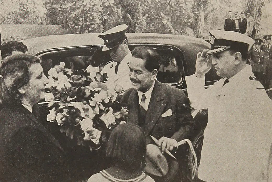 Aguirre Cerda en Lo Hermida — 1939 | Chile de Ayer