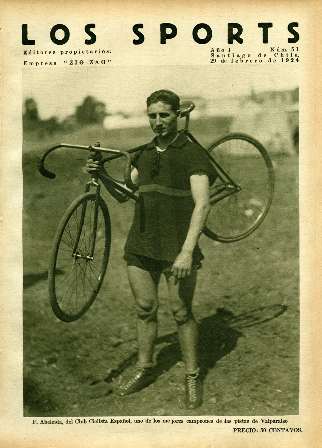 Los Sports, número 51, 29 de febrero de 1924 — 1924 | Chile de Ayer