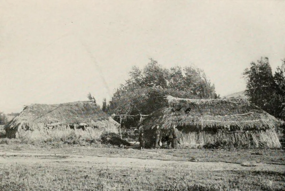 Araucanian village (1916) — Temuco — 1916 | Chile de Ayer