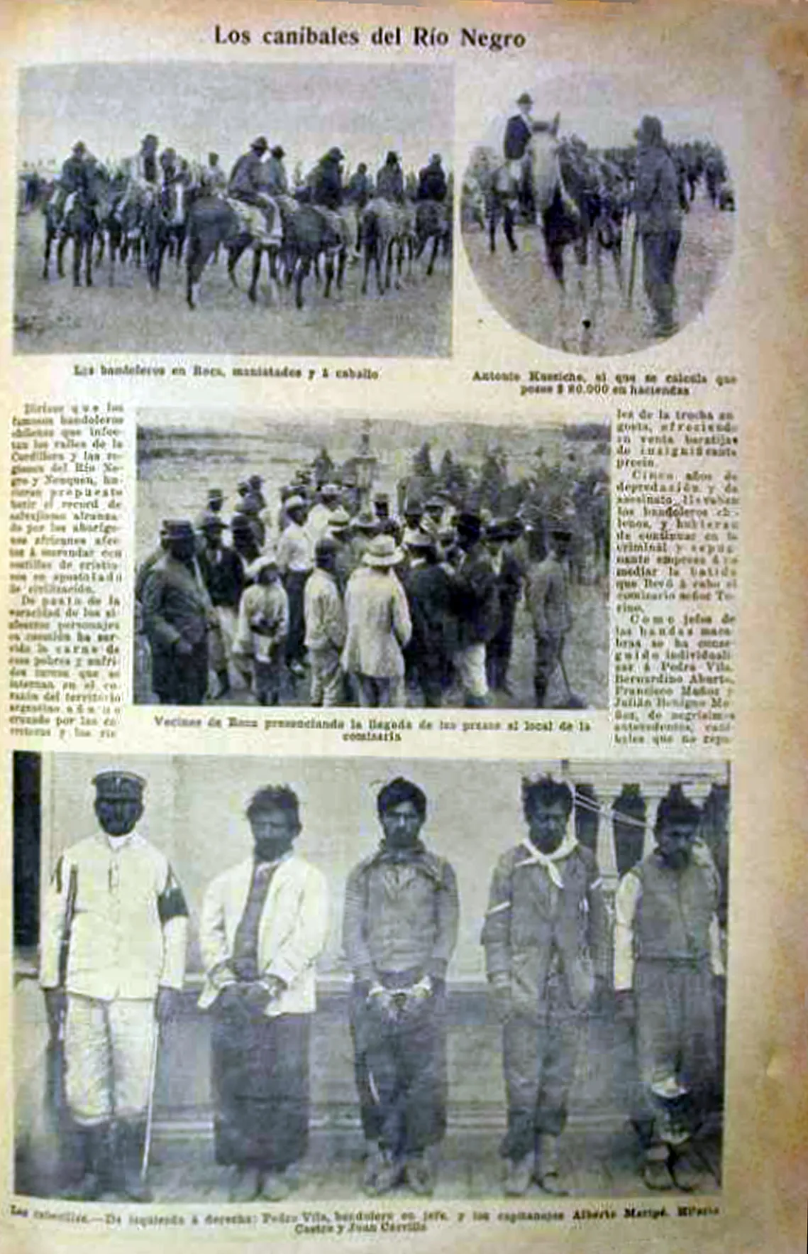 Los canibales del Rio Negro (1910) — Temuco — 1910 | Chile de Ayer