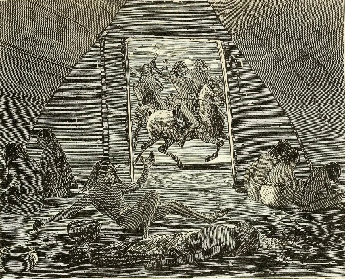 Mapuche medicine — Temuco — 1871 | Chile de Ayer