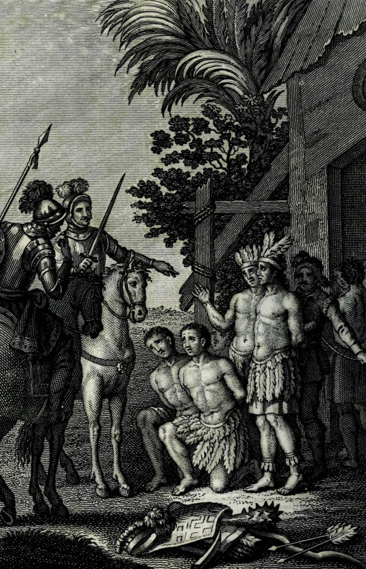 Prision de Caupolicán — 1845 | Chile de Ayer