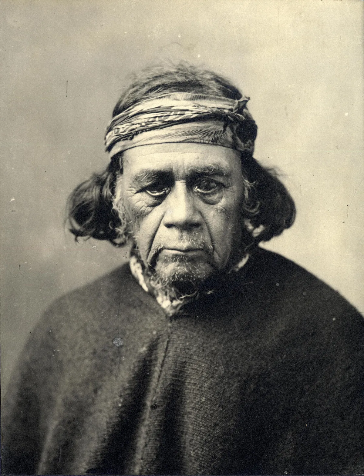Retrato de hombre mapuche — 1906 | Chile de Ayer