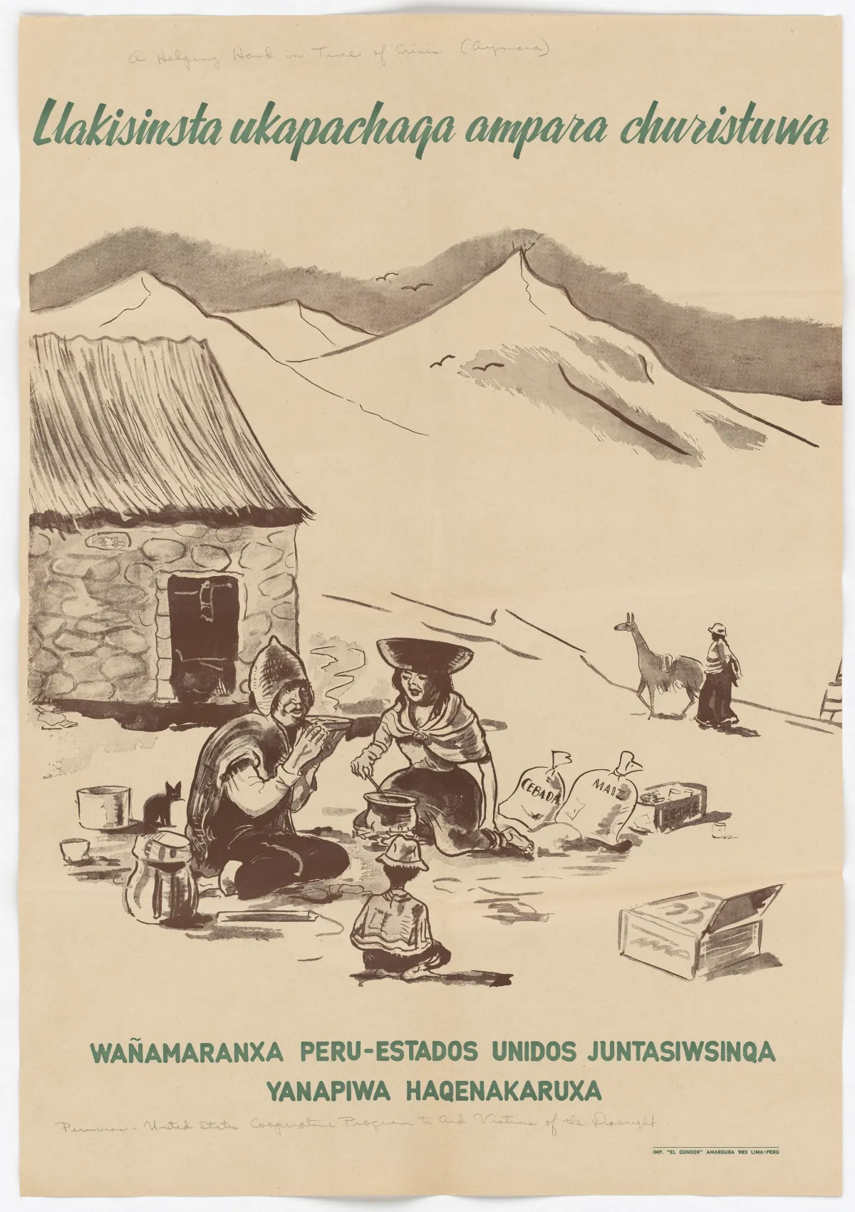 "A Helping Hand in Time of Crisis" - DPLA - ff15973f983266ee1efc5a9312f7529e — 1958 | Chile de Ayer