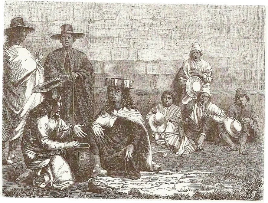 Atacameños y Aymaras — 1875 | Chile de Ayer