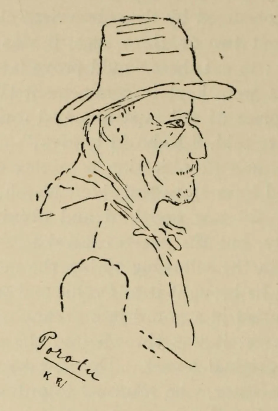 Sketch of Porotu, The Mystery of Easter Island, published 1919 — Isla de Pascua — 1914 | Chile de Ayer
