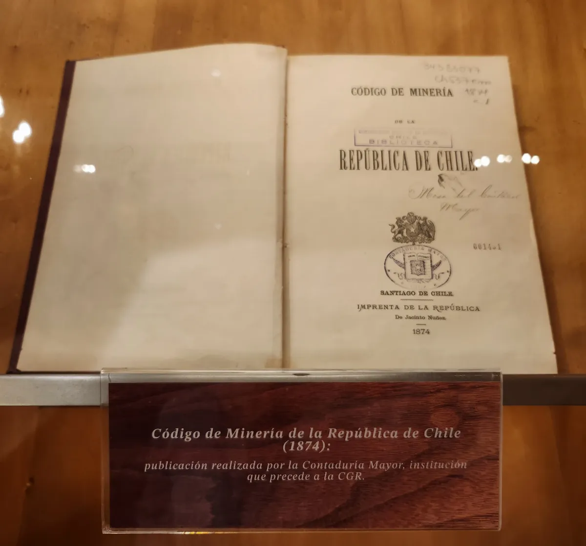 Codigo de Mineria de 1874 de Chile — 1874 | Chile de Ayer
